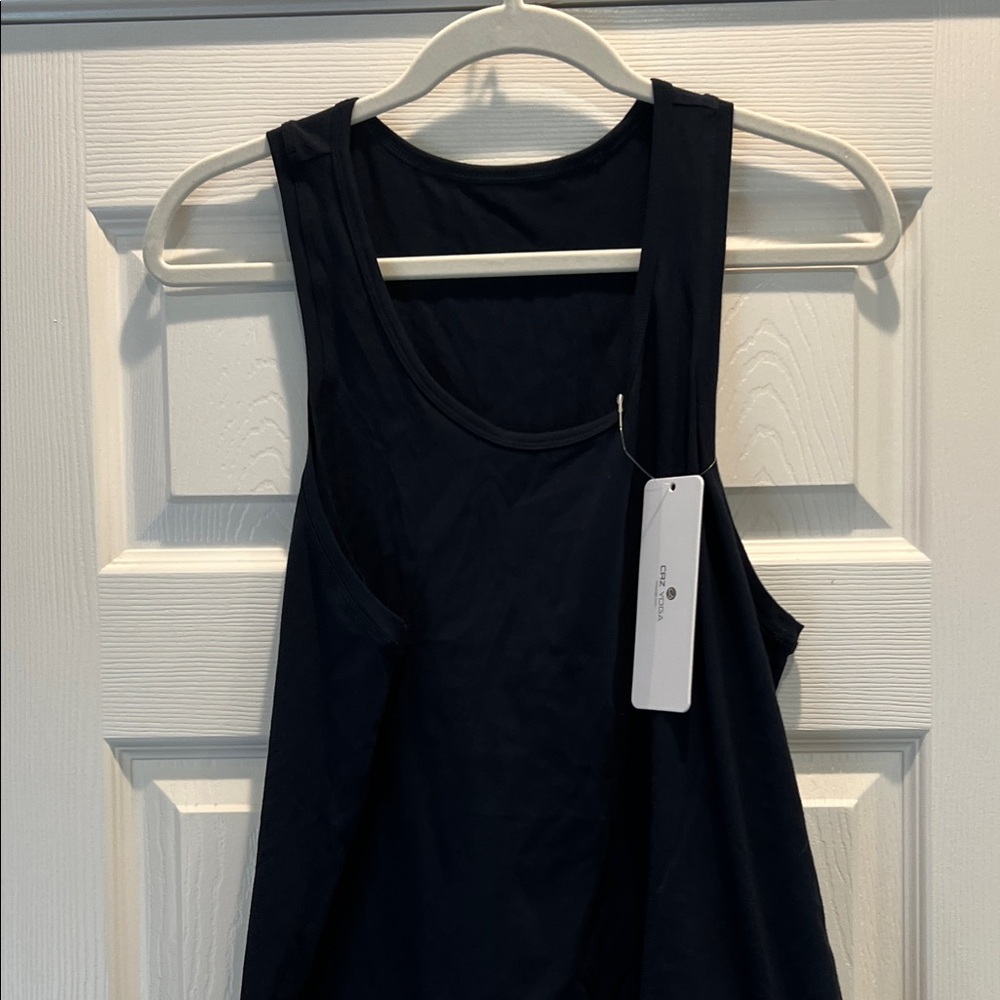 CRZ YOGA Women's Navy Blue Tank Top - Picture 5 of 8